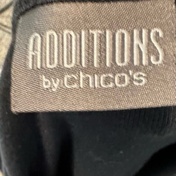 Additions Chico's Angel Joy Tee Shirt Sz 3 XL Holiday Christmas Navy Red White - Picture 6 of 7